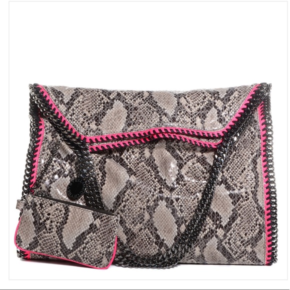 Stella McCartney Handbags - STELLA MCCARTNEY Faux Python Falabella Tote